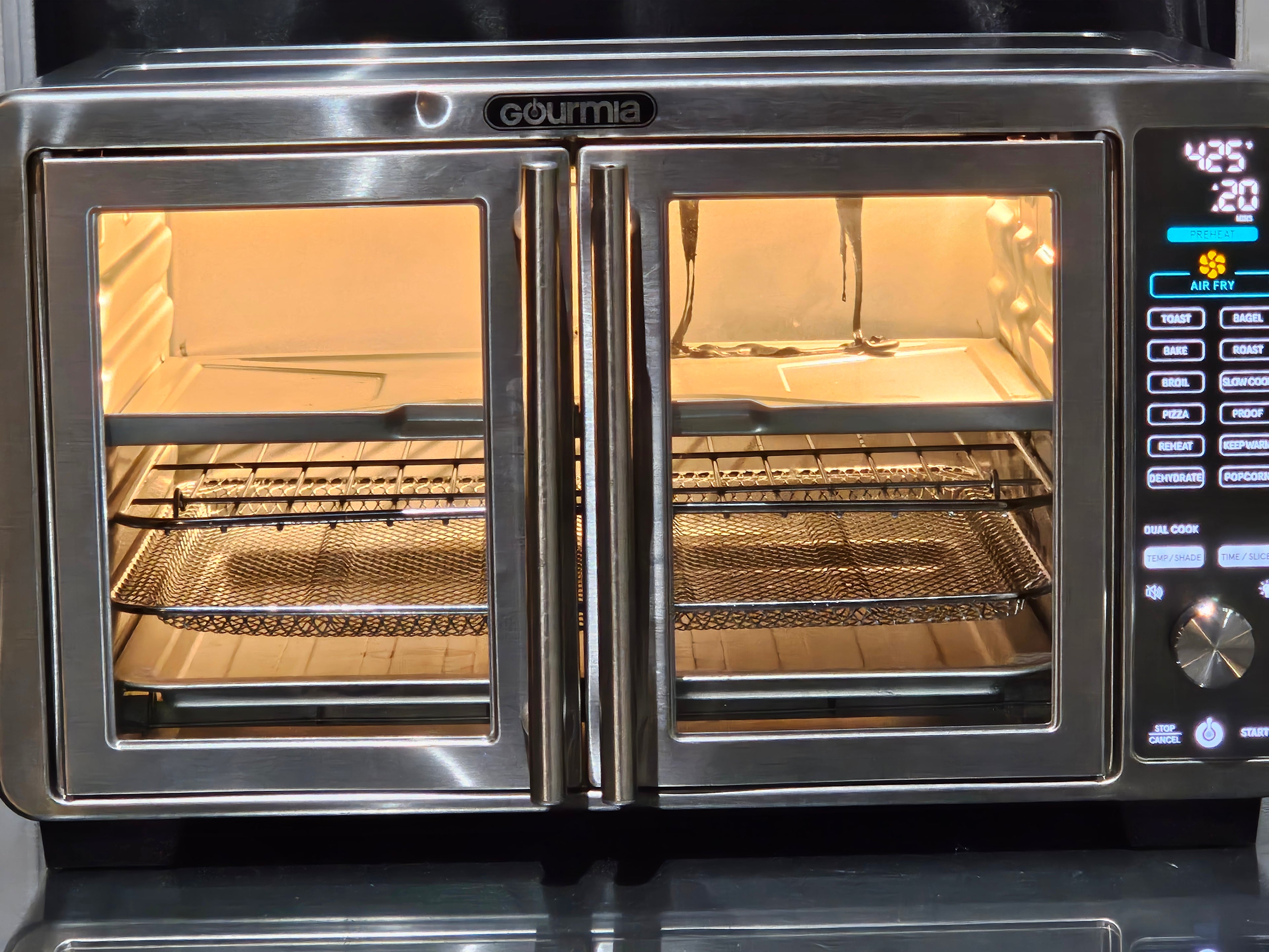 Gourmia XL Digital Air Fryer Oven with French Doors