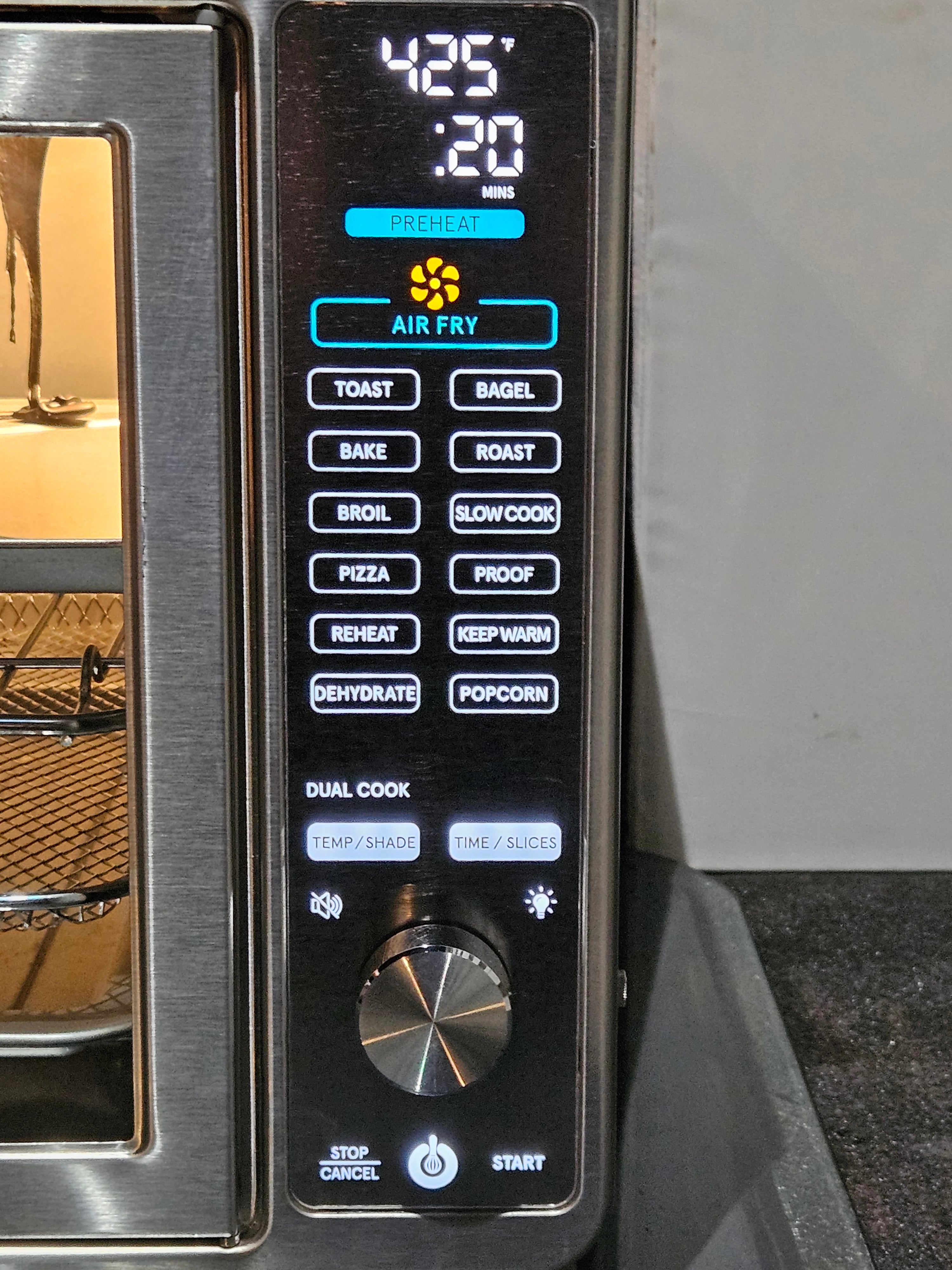 Gourmia XL Digital Air Fryer Oven with French Doors