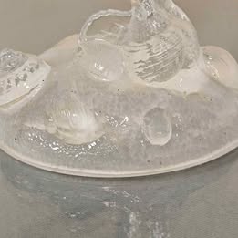 Cristal d'Arques Seahorse Figurine