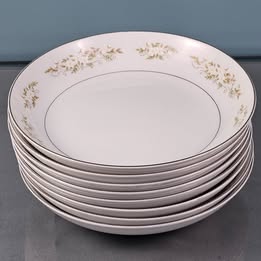 International Silver Company Fine China Set in the 326 Springtime Pattern