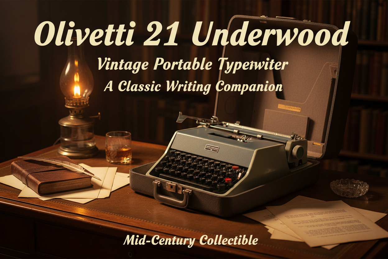 Olivetti 21 Underwood Typewriter Ad