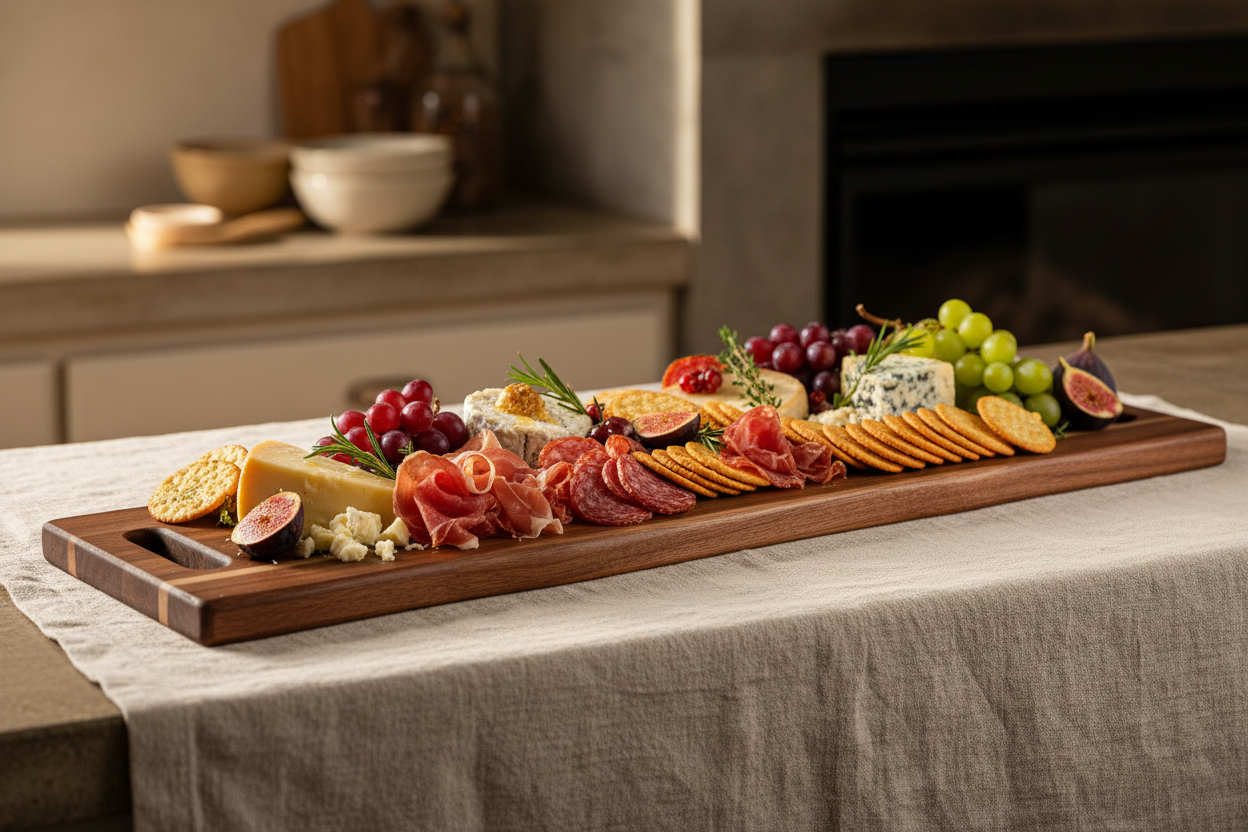 Walnut Serving Board Ad